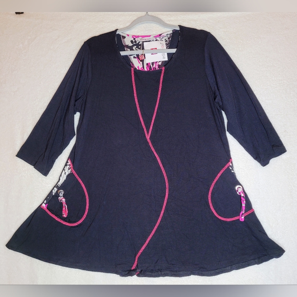 LAST CALL FINAL PRICE GREAT DEAL NWT inside out giselle tunic dress large